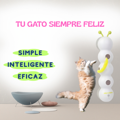 Caterpillar pet cat:El juguete que despierta su instinto